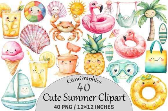 Download Cute Summer Clipart. - Cute summer clipart Collection