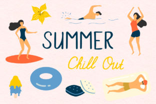 Download Summer Chill out Hand Drawn Summer Elements - Summer elements Collection