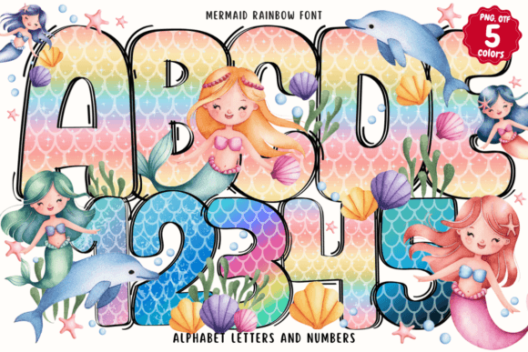 Download Mermaid Rainbow - Premium Resources