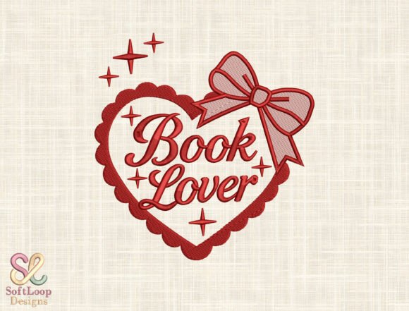 Download Girly Bookworm Machine Embroidery File - Premium Bundle